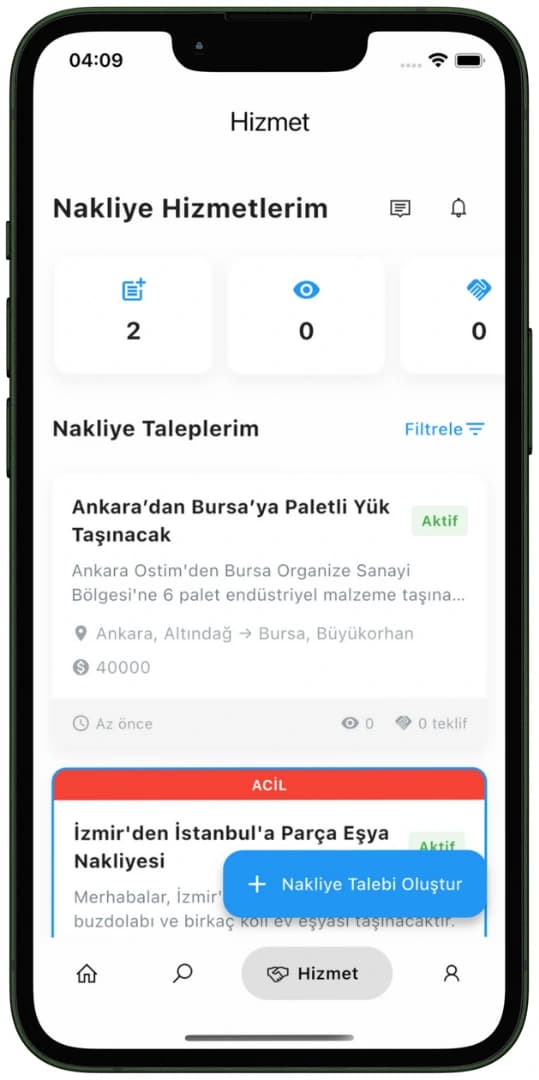 PPazar Uygulama Ekranı